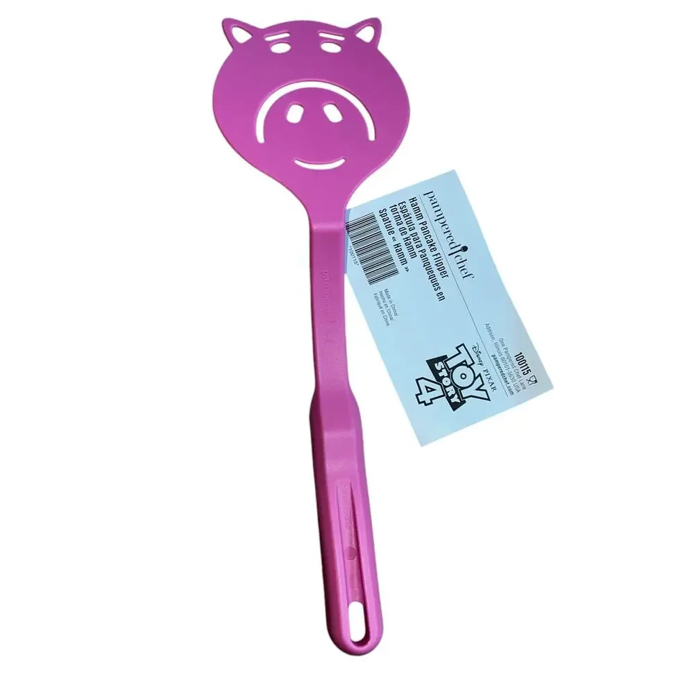 Disney Pixar Toy Story 4 pink Hamm pancake flipper pig NEW pampered chef
